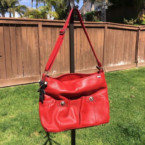 leather nappy bag